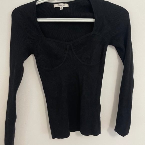 Madewell black long sleeve - Picture 1 of 4